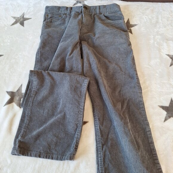 Lands' End Other - Lands' End Youth Size 14 Adjustable Waist‎ Corduroy Gray Pants EUC